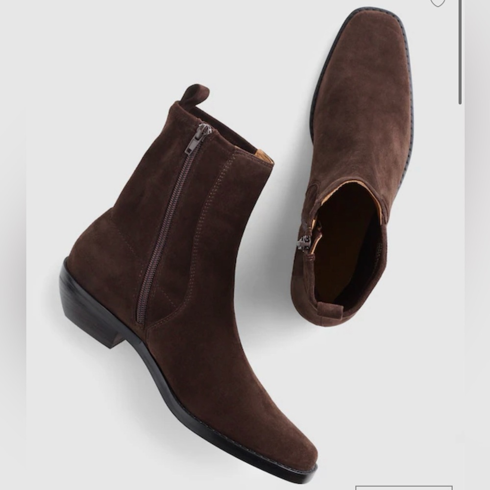 NWOT Madewell The Idris Ankle Boot Dark Carob Brown
